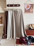A-Line Satin Long Skirts